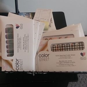 Lot of Color Street Nail Strips